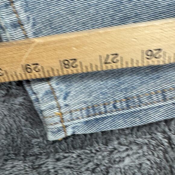 Forever 21 Womens Straight Leg Jeans NEW 28 Studded Floral Design - Picture 7 of 11